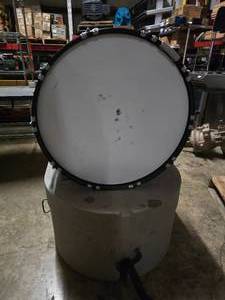 lot 279 image: Yamaha Field Corps MB8226U 14 x 26 10-Lug Birch & Mahogany Marching Bass Drum (Made in Japan) w Yamaha Case