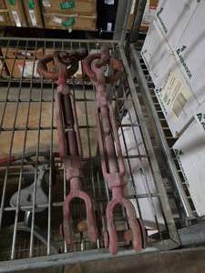 lot 304 image: Lot of 2 Heavy Duty Turnbuckle Tensioners