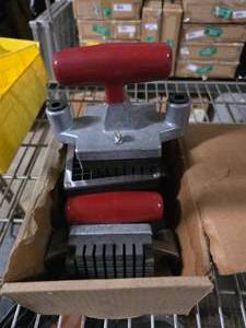 lot 305 image: Box of Lincoln Redco Insta Cut French Fry Choppers