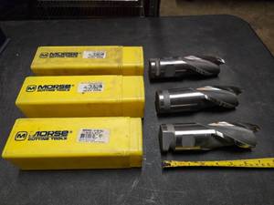 lot 330 image: Morse Cutting Tools 1860 HSS 3FL EM 2 x 6-34 End Mill (QUANTITY 3) (BID IS TIMES THE QUANTITY)