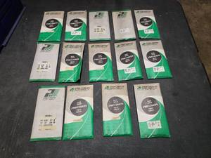 lot 336 image: NEW OLD STOCK Lot of 14 Precision Twist Drill Carbide Tipped C18043-180-J Drill Bit Packs