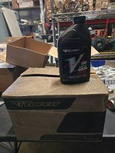 lot 344 image: Case of Torco V Series ST MPZ SAE 20W50 Motor Oil.  12 Per Case