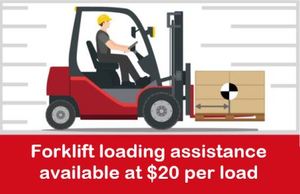 lot 253 image: Forklift Loading Assistance Available for $20 Per Load