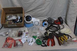 lot 17 image: lot of assorted tools and odds and ends see pictures for details
