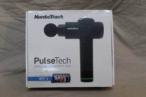 lot 27 image: NordicTrack PulseTech Percussion Therapy Gun.