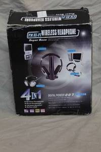 lot 42 image: FM Hi-Fi wireless headphones that feature a 4-in-1 design.