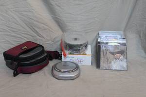 lot 45 image: Durabrand portable CD player.  And more see pictures