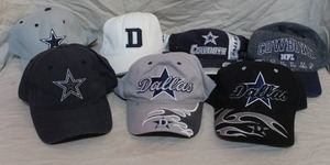lot 50 image: Dallas cowboys caps