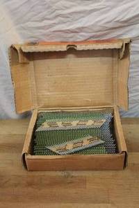 lot 83 image: Box of RounDrive Hot Dipped Galvanized 2 x .113 ring shank framing nails.