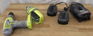lot 88 image: Ryobi tools and 2 battery and charger