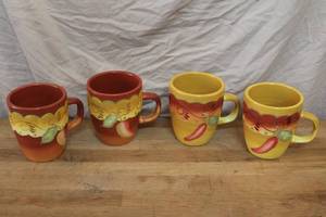 lot 105 image: 4 coffee cups