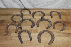 lot 178 image: Variety of horseshoes
