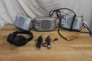 lot 187 image: 3-vintage drive-in movie theater speakers, likely from the 1950s. And more see pictures