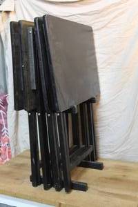 lot 189 image: For TV trays on stand