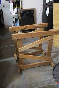 lot 210 image: Sawhorses