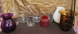 lot 221 image: Variety of vases