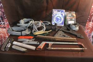 lot 240 image: collection of various hand tools and accessories see pictures