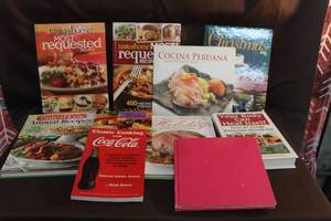 lot 253 image: collection of cook  books  see pictures for titles