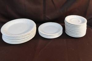 lot 302 image: Harvest Moon Plates  some have small chips
