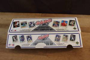 lot 309 image: 1991 Upper Deck MLB Baseball Cards Complete Factory Set.