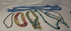 lot 345 image: Necklaces see pictures for details