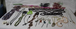 lot 347 image: Necklaces see pictures for details