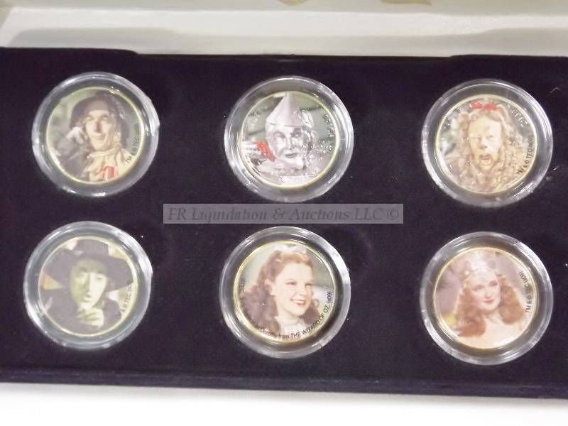 lot 26 image: 24kt gold clad coin set