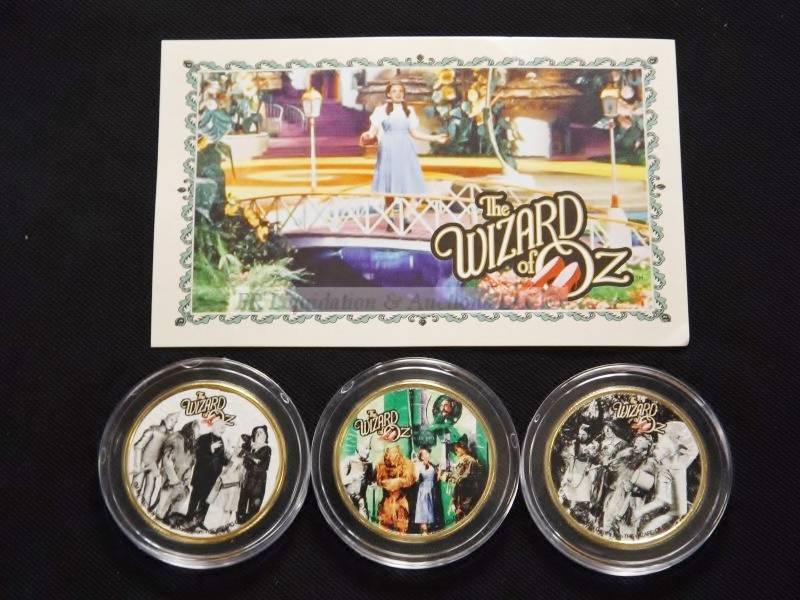 lot 37 image: 24kt gold clad coin set