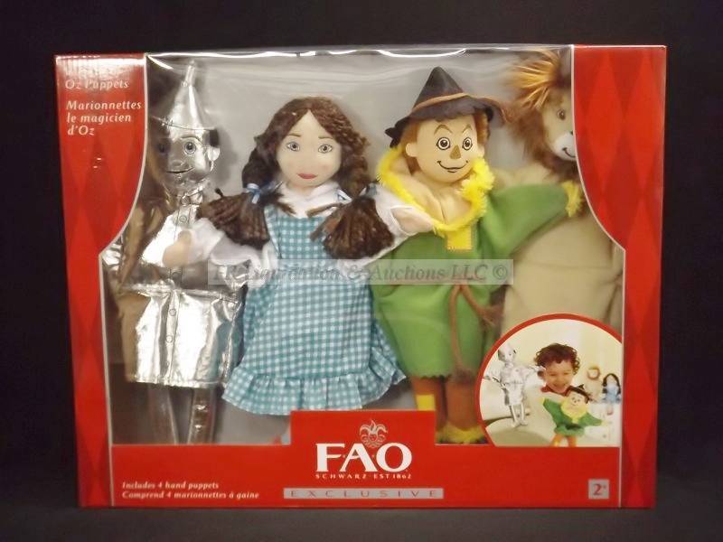 lot 47 image: FAO Schwartz puppet set