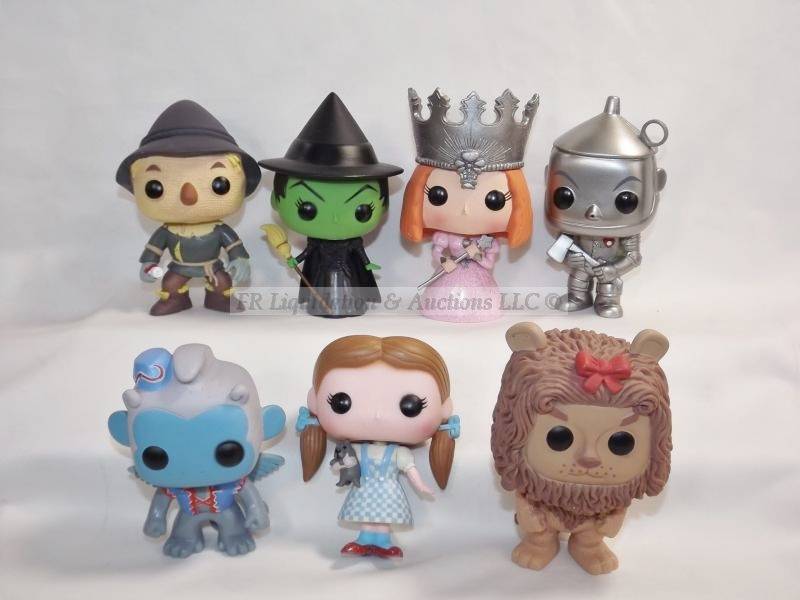 lot 77 image: Funko Pop soft vinyl Toy Oz dolls