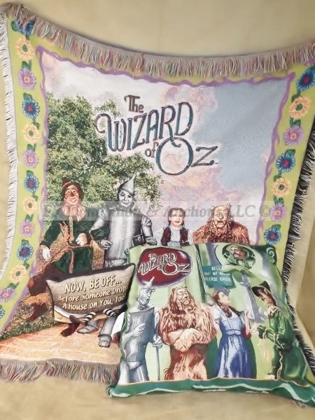 lot 161 image: Oz tapestry and pillows