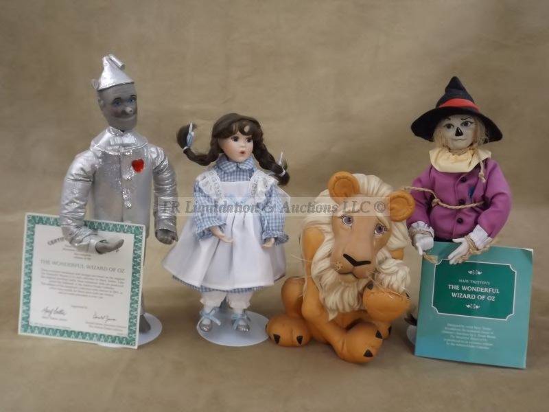 And The Cowardly Lion by The Bradford Exchange The Wizard Of Oz Cookie Jar With Wicked Witch Of The West Dorothy Scarecrow Tin Man
