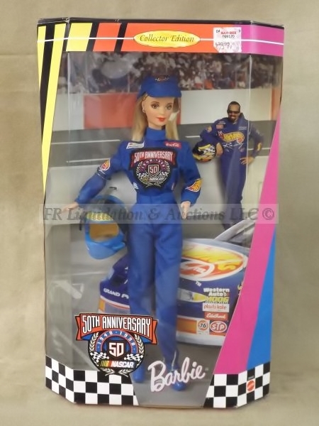 lot 328 image: NASCAR Barbie