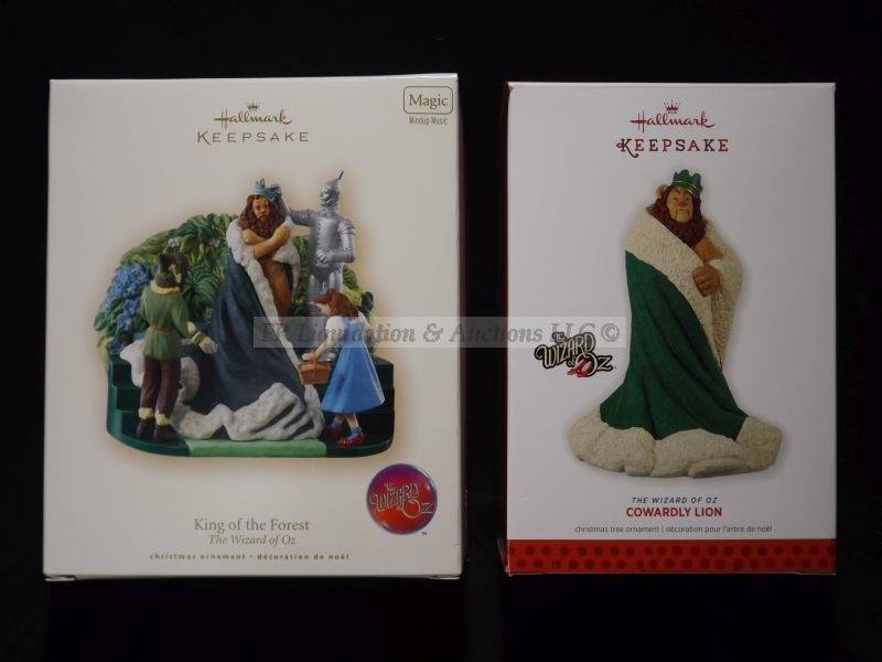 lot 348 image: Hallmark keepsake Oz ornaments
