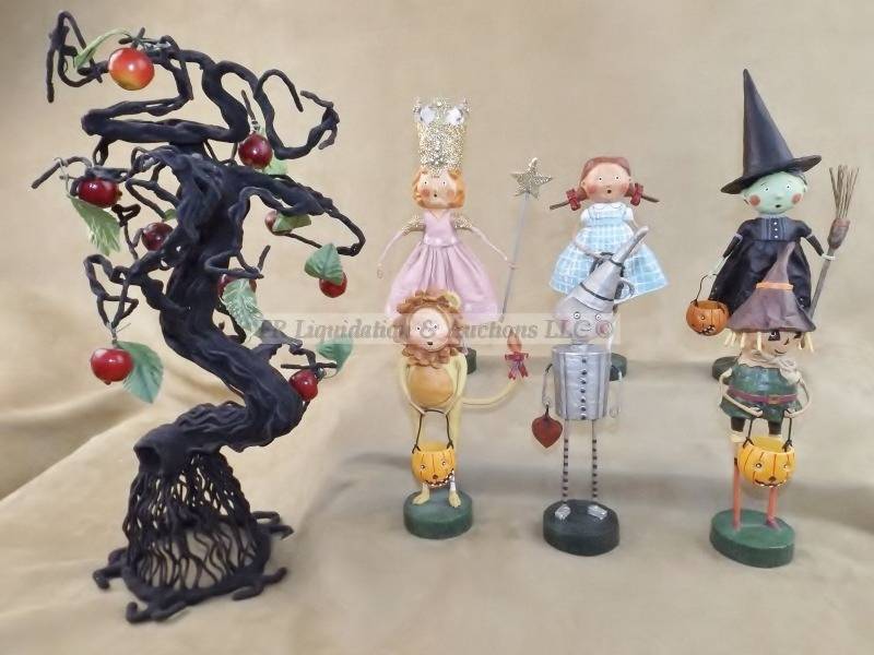 lot 399 image: Lori Mitchell Oz figurine set
