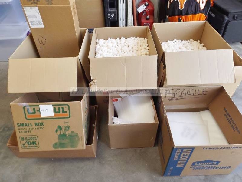 lot 413 image: Packing supplies