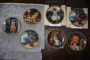 lot 149 image: Norman Rockwell collectible plates