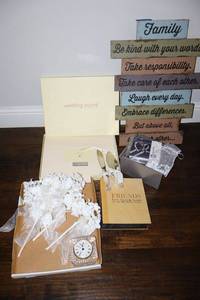 lot 151 image: Wedding and Family dcor items