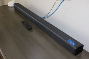 lot 36 image: UBL sound bar and sub woofer