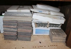 lot 240 image: Misc. tiles as shown