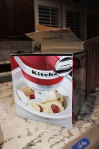 lot 302 image: NEW in box - Kitchen Aid mixer attachment for making ice cream