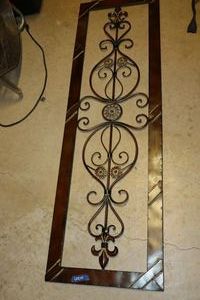 lot 227 image: Metal wall art