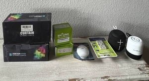 lot 312 image: Just added....string lights, outlets, portable speakers