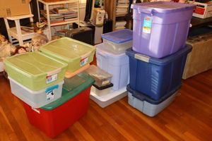 lot 77 image: Empty storage totes