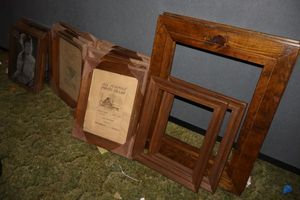 lot 167 image: Wood Picture frames
