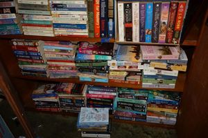 lot 169 image: Books mostly romance novels