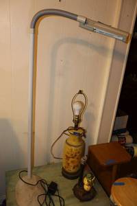 lot 183 image: Vintage lamps and arm OTT-lite