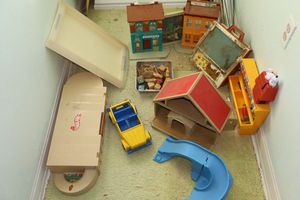 lot 296 image: Vintage kids toys with Hot Wheels toy