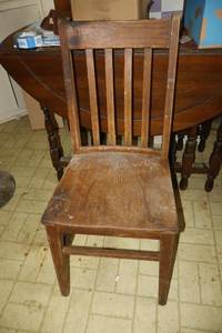 lot 211 image: Vintage wooden chair