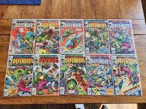 lot 17 image: Selection of vintage comics - Marvel - The Defenders - 1970s